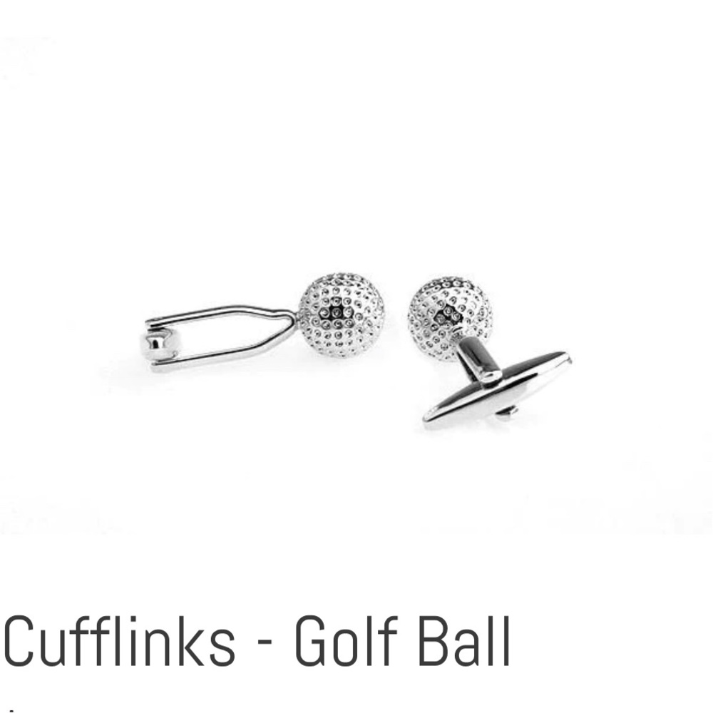 Golf Ball Cuff Links